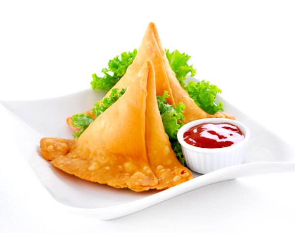 2 Pcs Chicken Samosas